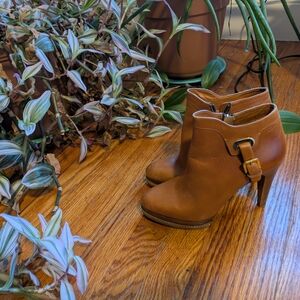 Ralph Lauren Collection Brown Heeled Boots